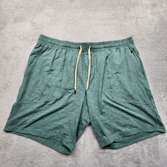Right of Way Other - Right Of Way Mens XXL Adam Leisure Shorts Green NWT Zip Pockets Drawstring